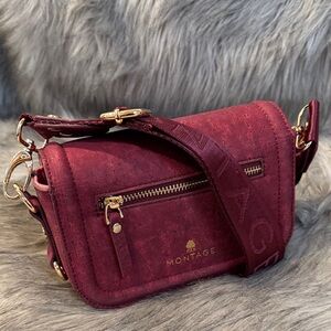 Montage Burgundy Crossbody Bag